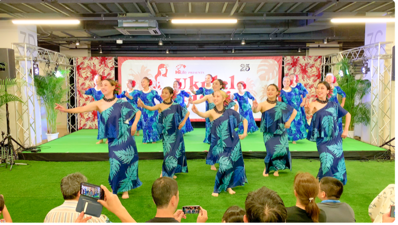 フラダンスステージ